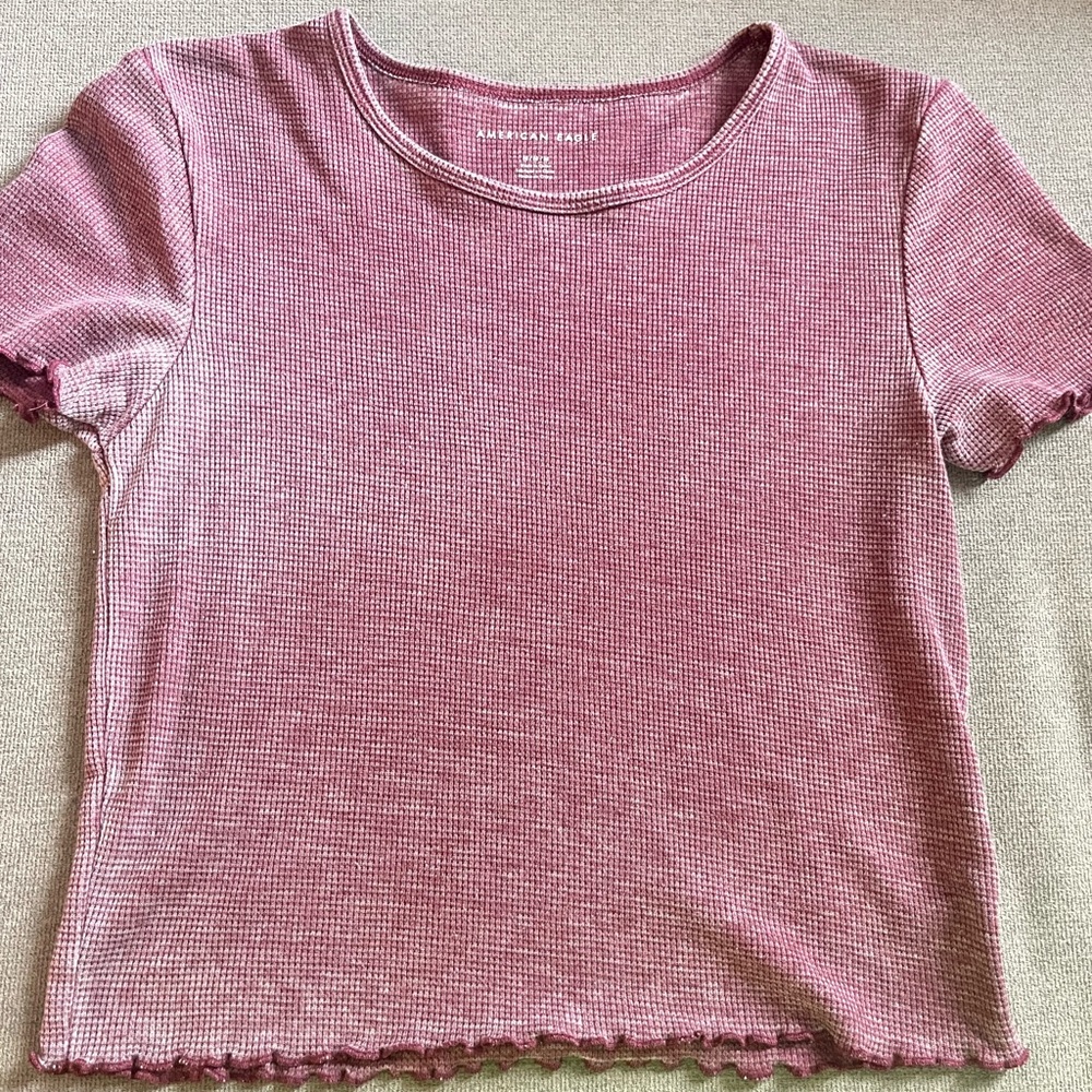 Cropped Maroon Top!
